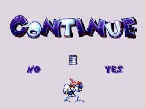 Earthworm jim 2 snes game over